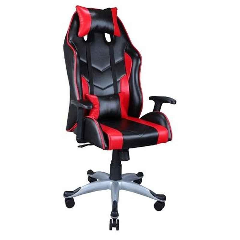 Sunview PU Leather Black Red Gaming Chair with Neck Back Comfort