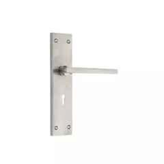 Harrison GT 175mm White Metal Satin Nickel Finish Mortise Handle Set, 24532