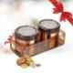 Trueware Fusion 2 Pieces 500ml Brown Copper Finish Storage Canister Set