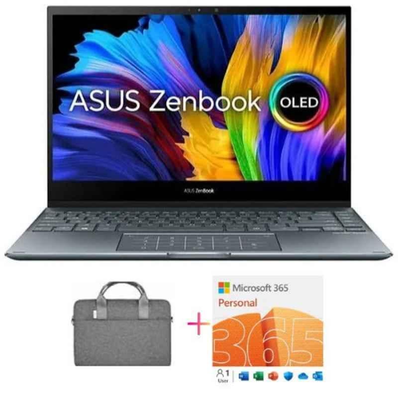Asus Zenbook Flip 13 Intel Core i5 8GB/512GB 13.3 inch FHD Pine Grey Touch Laptop, UX363EA-OLED005W