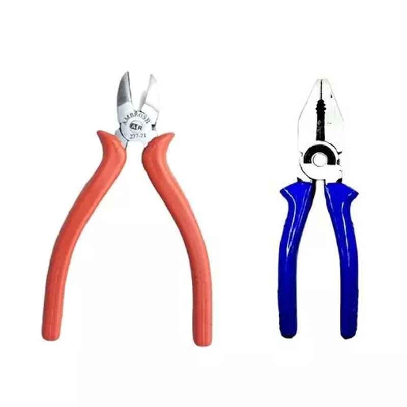 Sky Blue 2 Pcs 7.8 inch Lineman Plier Combo, SBE_PLIER_0435