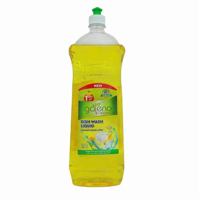 Galeno Dish Wash Liquid, GAL0166, Lemon, 1 L