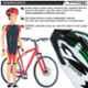 Strauss 21cm PC & EPS Foam Black, Green & White Cycling Helmet, ST-1851