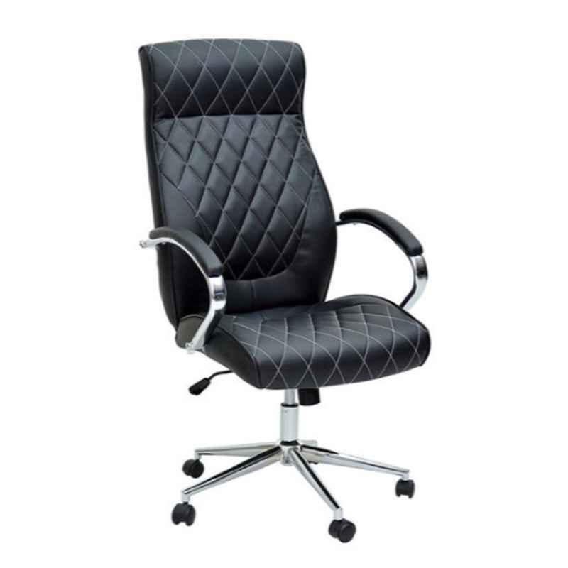 Karnak 12 kg 50x99x50cm PU Leather Black High Back Executive Office Chair, KOC854A43
