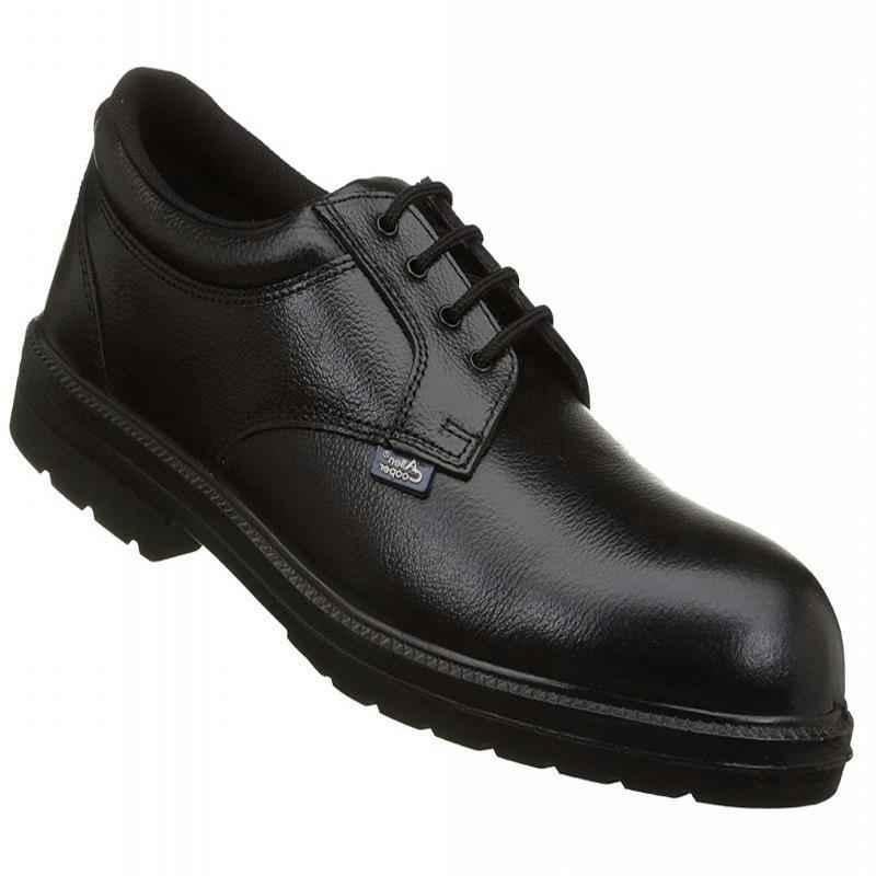 Allen Cooper AC-1469 Antistatic & Heat Resistant Black Work Safety Shoes, Size: 7