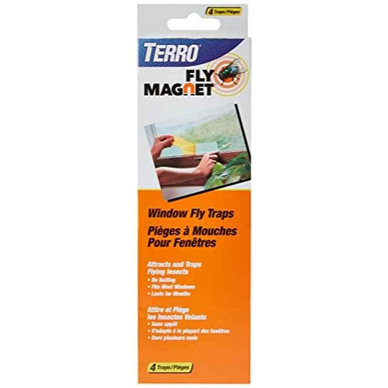 Terro 4Pcs Victor Window Fly Odorless Magnet Trap, T520