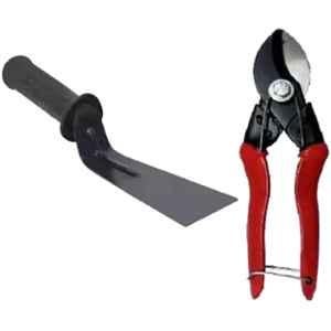 Pier Imports 2 Pcs Khurpi & Heavy Cutter Garden Tool Kit, PI-122