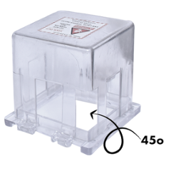 Lukko Safety Square Electrical Panel Lockout Device with 45 deg Angle Cut & 2 Locking Holes, LS-EP58