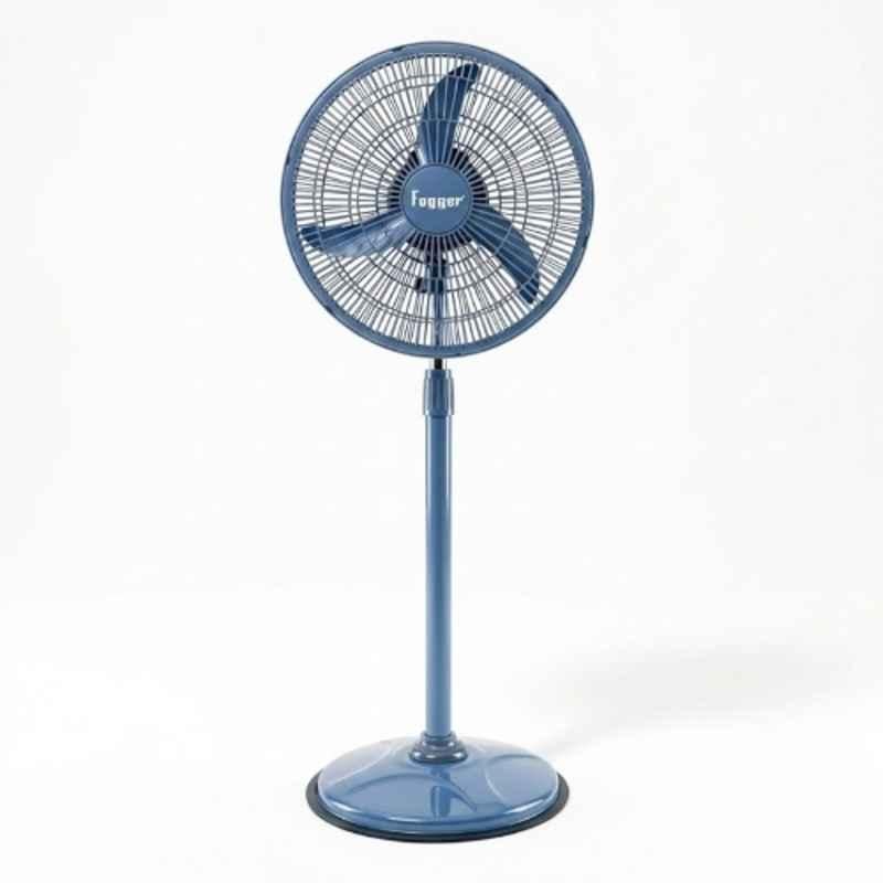 Fogger 001 120W 2200rpm Iron & Plastic Grey 3 Blade Stand Fan with 2 Years Warranty, Sweep: 400 mm