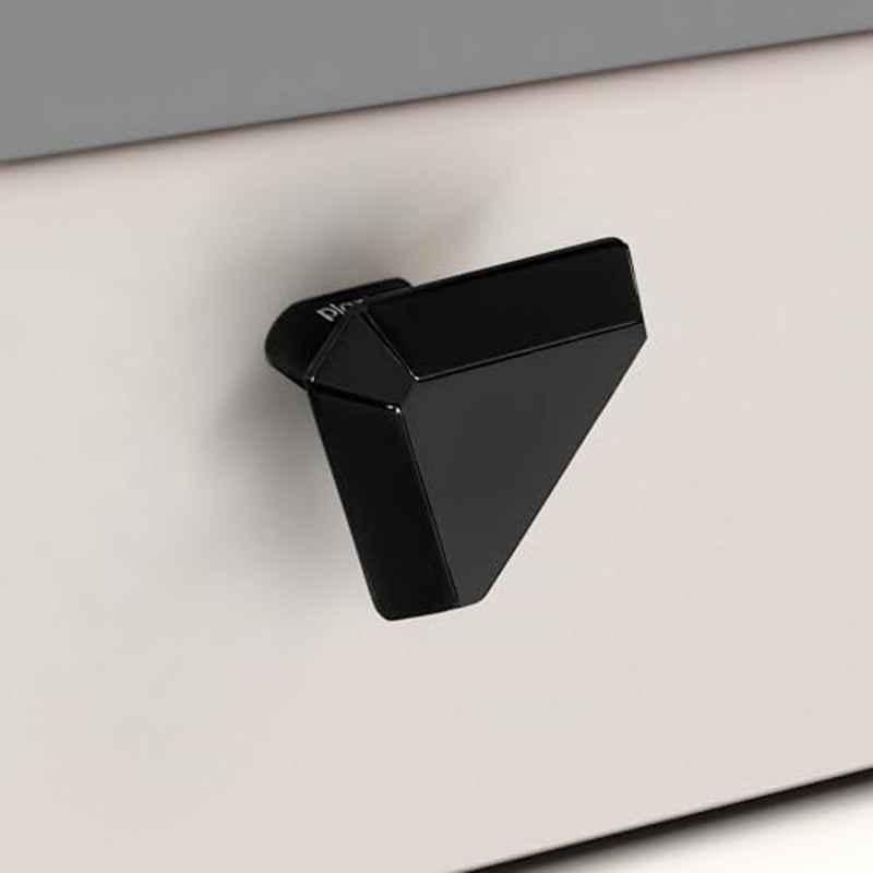 Plantex Knobs for Drawer/Drawer Knobs/Triangle Knob for Cabinets/Drawer Handle/Pull-Push Knob for Kitchen/Bedroom Drawers SH-431, DC-Black & Z-Black