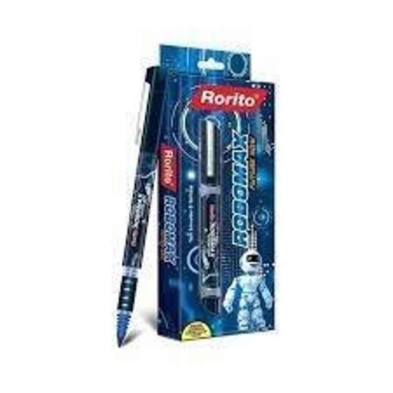 Rorito Robomax Black Gel Pen Pack Of 10 Pen