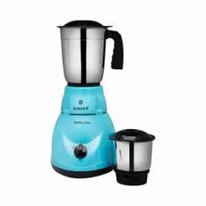 Singer Cheffy Cute 450W Plastic Blue & Black Mixer Grinder with 2 Jars