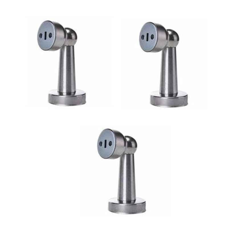 Nixnine SS Magnetic Door Stopper, NO-407_3PS (Pack of 3)