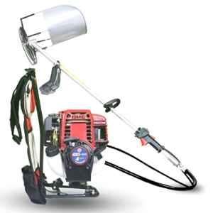 OEM 1.9HP 35CC 4 Stroke Backpack Brush Cutter with GX35 Petrol Engine, Tap n Go Trimmer Head, 80T, 3T Blades & Crop Collector