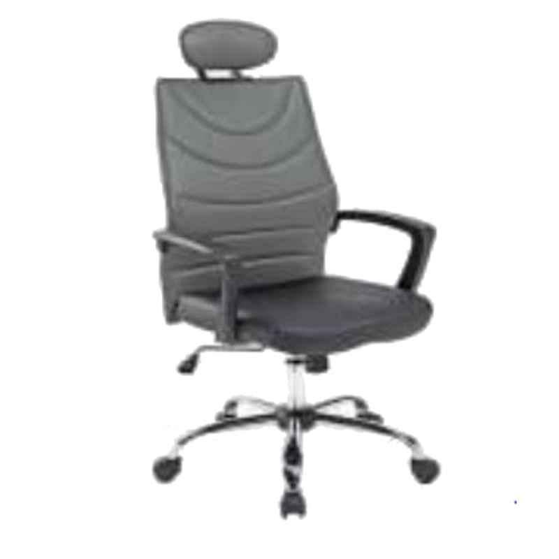 Smart Office Furniture PU Black High Back Office Chair, W-128C-H