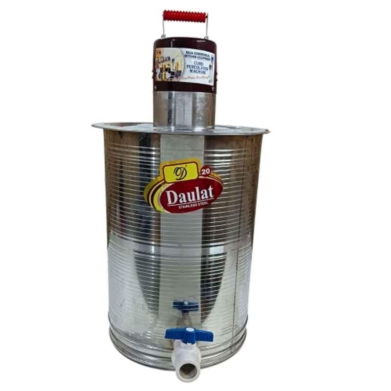 KIING 30 Litre 160W Electric Madhani Machine with Stainless Steel Drum