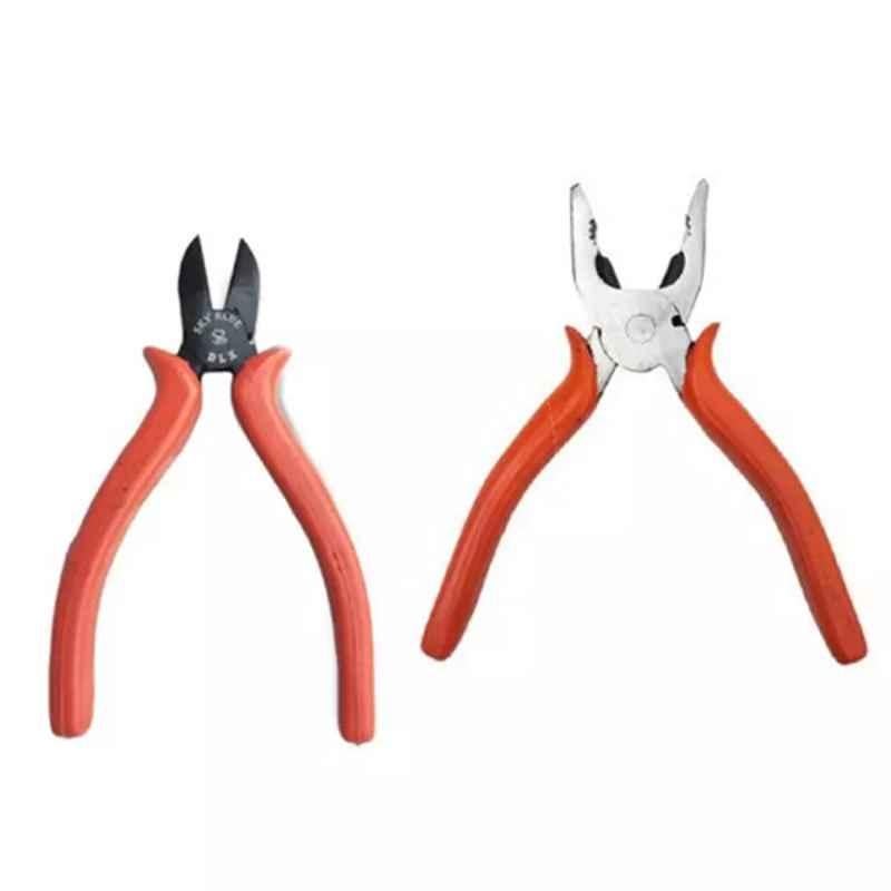 Sky Blue 2 Pcs 7.8 inch Lineman Plier Combo, SBE_PLIER_COMBO_MOD_00673