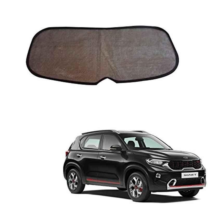 Kozdiko Mesh Black Rear Window Sunshade Car Diggy Curtain for Kia Sonet