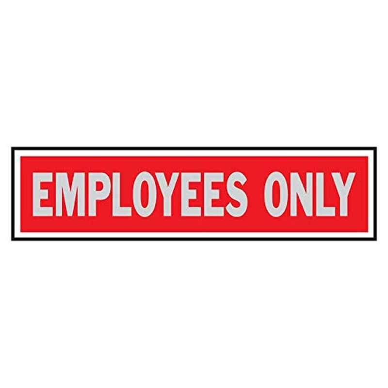 2x8 inch Employee Only Sign Board