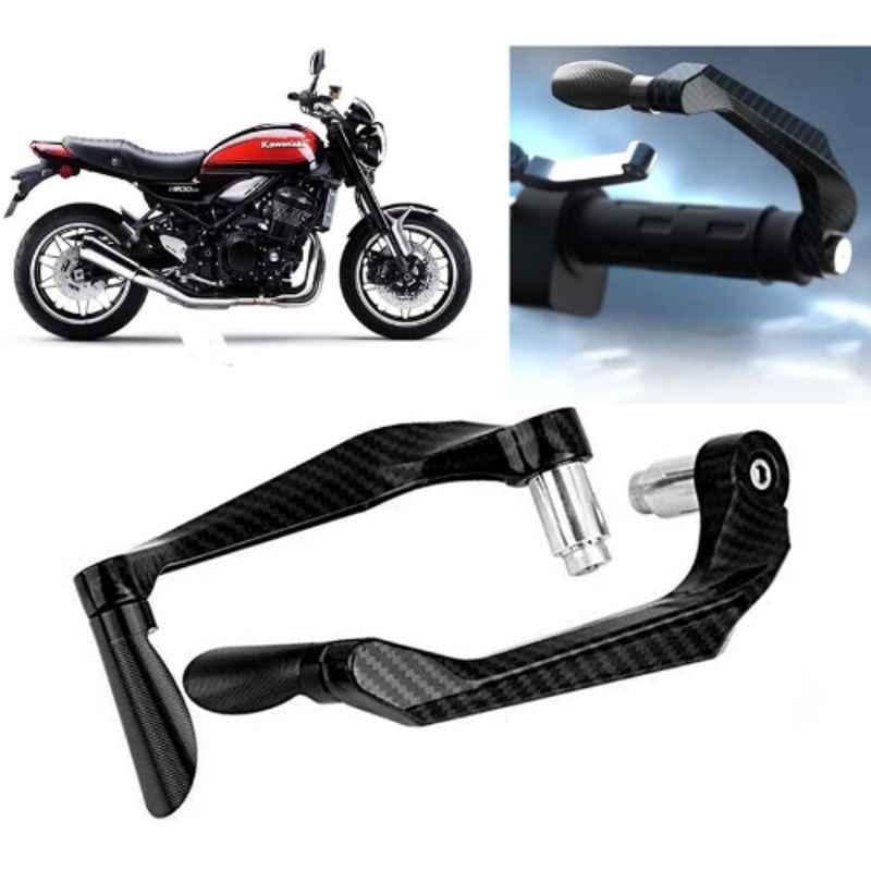 Auto Pearl 2 Pcs Aluminium Carbon Black Brake Clutch Lever Set for Kawasaki Z900 RS BS6