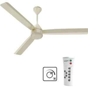 Crompton Energion 28W Ivory 3 Blade BLDC Ceiling Fan with Remote, Sweep: 1200 mm