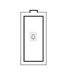 Greatwhite Fiana 10A White Push Bell, 20103-Wh (Pack of 20)