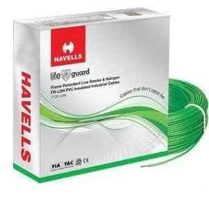 Havells Flame Retardant Low Smoke Halogen Cable Green 90 m 1 Sq.mm