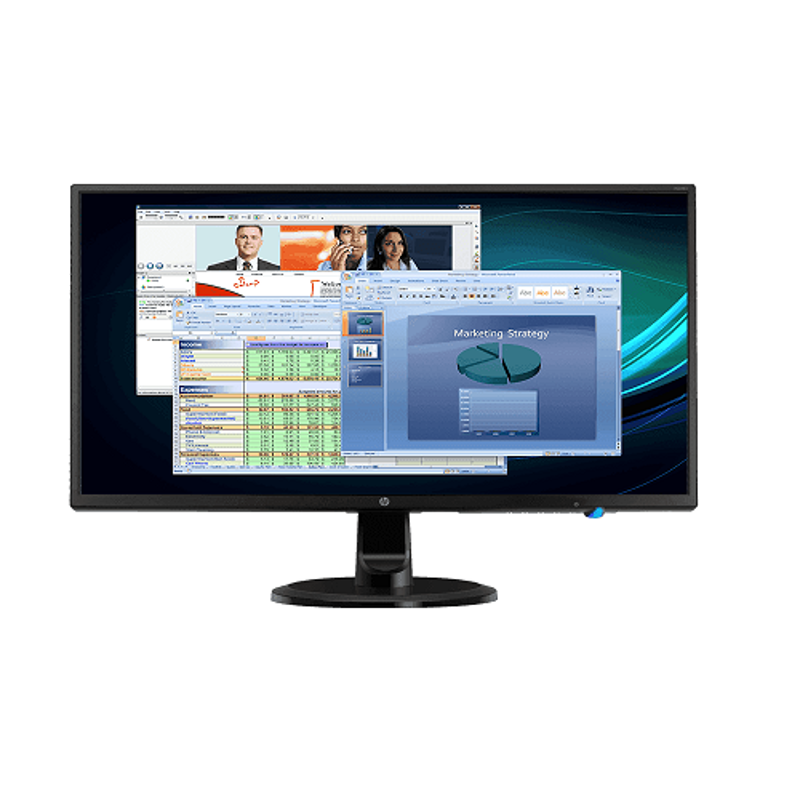 HP N246V 23.8 inch Black IPS LED Monitor, 1RM28A7