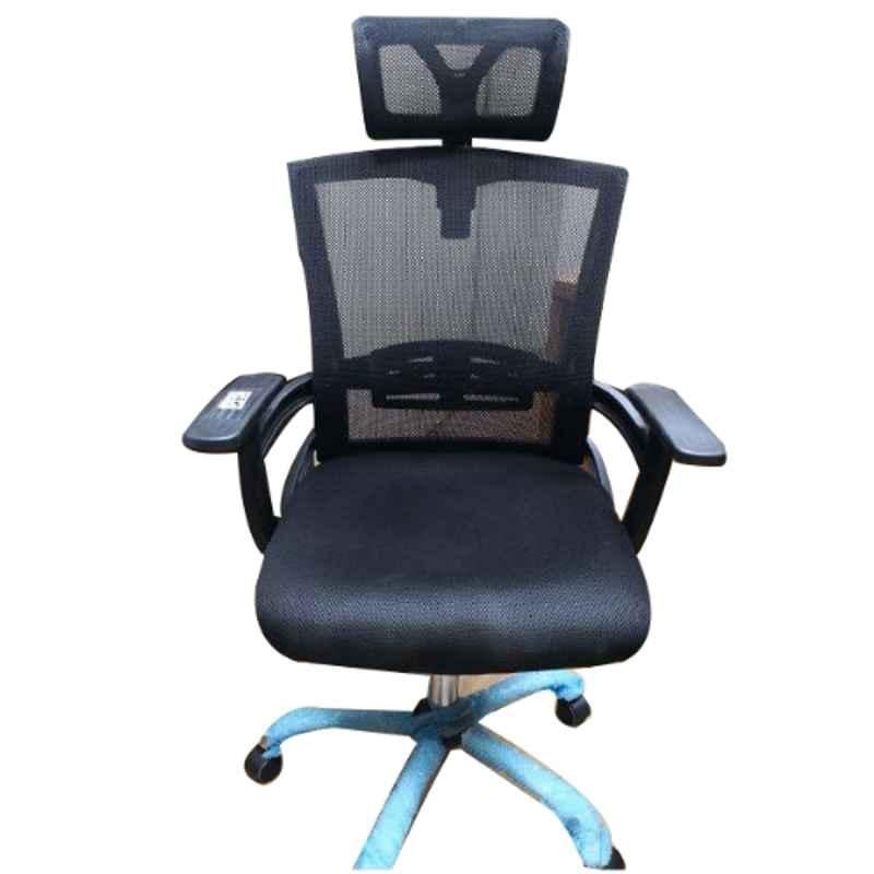 Smart Office Furniture Chrome Base Mesh Medium Back Office Chair, 128-2