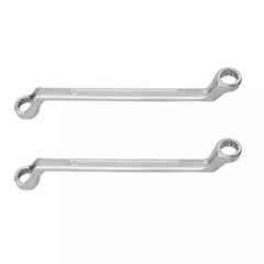 Kendo EBR6000025 24x27mm CrV Chrome Plated Double Ring Ended Spanner
