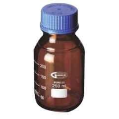 Glassco 3000ml Boro 3.3 Glass Reagent Bottle with Amber Screw Cap, 275.202.06