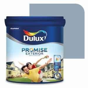 Dulux Promise 4 Litre Mouse Morning Gloss Finish Exterior Acrylic Emulsion Paint, 95A7B4-4