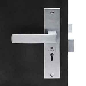 Saze 8 inch Stainless Steel 304 KY Plate Mortise Door Lock Handle Set, ‎SE-LB10001-KY
