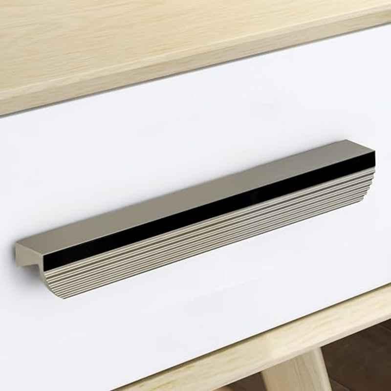 Plantex 160mm Aluminium Satin Pull Cabinet Handle for Home & Office, APS-DTC-5200-STIN-160MM