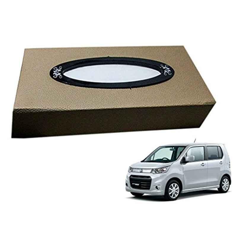 Kozdiko 200 Sheets 100 Pulls Beige Tissue Paper Box for Maruti WagnoR Stingray, koz_28421