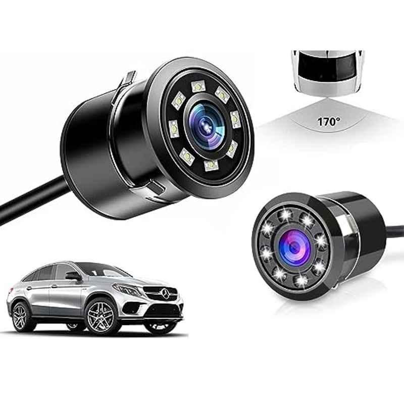 Auto Pearl 8 LED Black Waterproof & Shockproof HD Night Vision Car Reverse Parking Camera for Mercedes Benz MLC