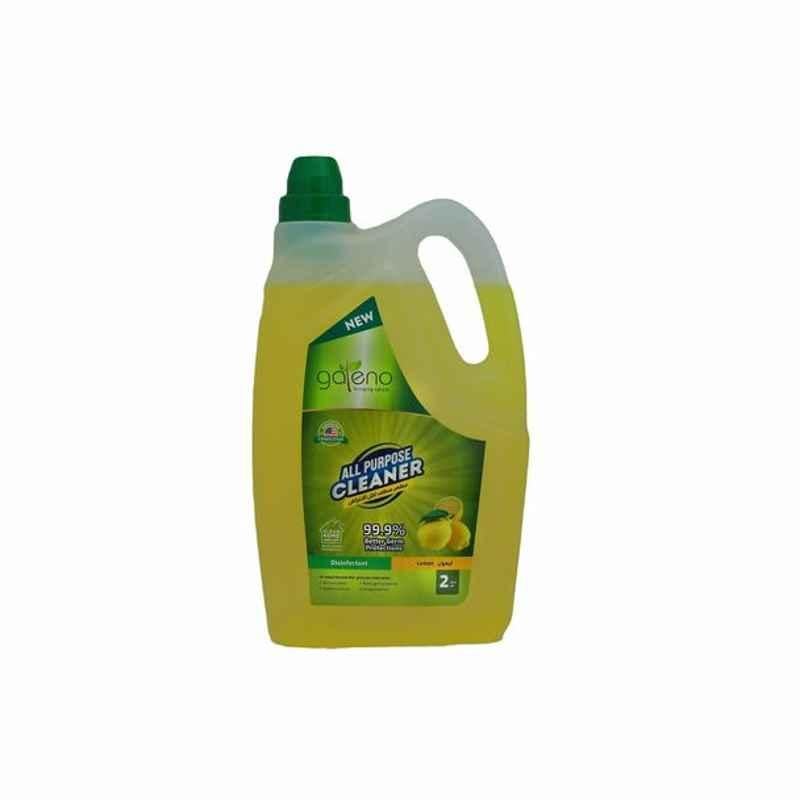 Galeno Disinfectant All Purpose Cleaner, GAL0532, Lemon, 2 L, 6 Pcs/Pack