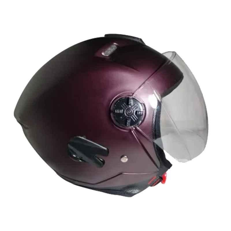 Redsun Cove PVC Purple Open Face Girls Motorbike Helmet