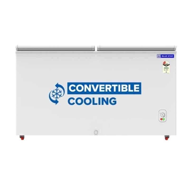 Blue Star 425 Liter 2 Star White Double Door Deep Freezer, HT2-M425