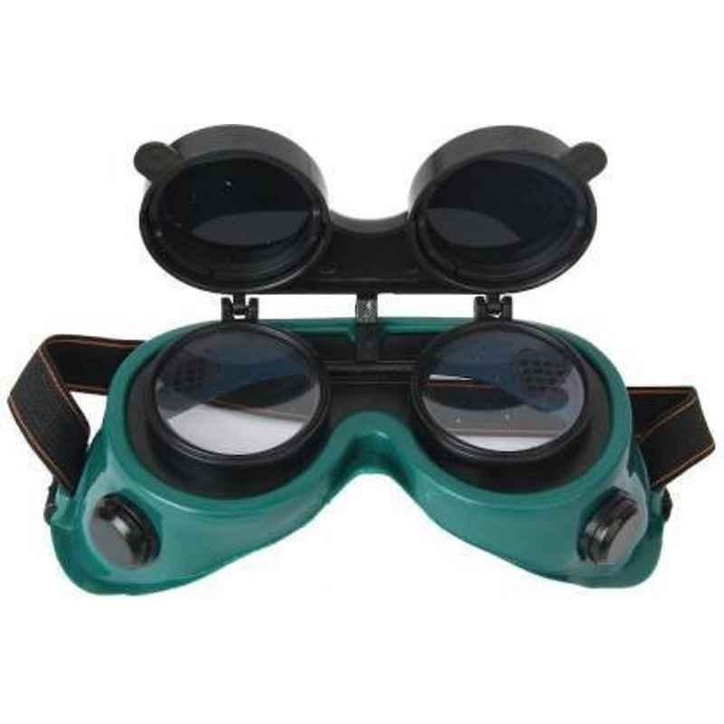 Krost Black & Green Welding Goggles (Pack of 2)