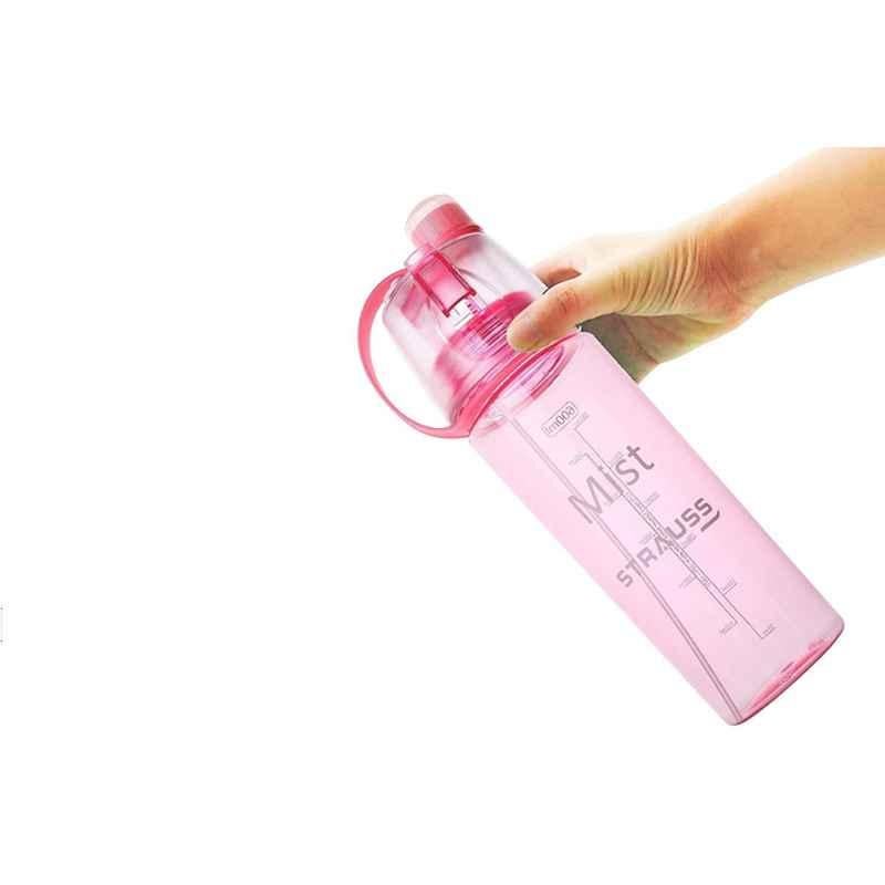 Strauss Mist 600ml Pink Plastic Spray Bottle, ST-1221