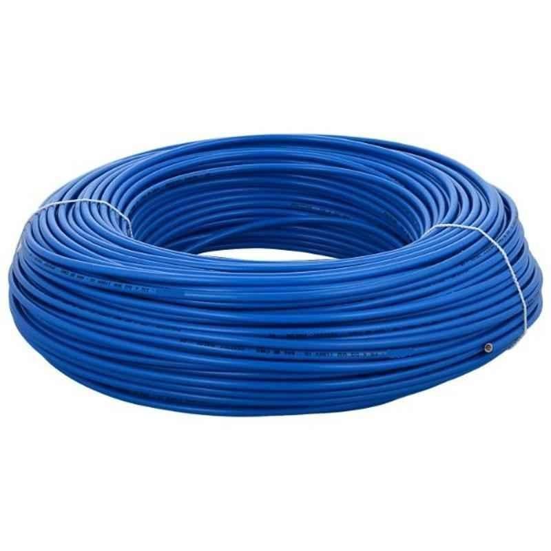 Olive Jesika Gold 4 Sqmm 90m Blue PVC Insulated Multistrand Single Core Flexible Wire, JG05