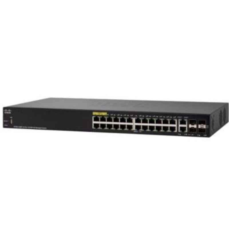 Cisco SF35024MP 375W 24 Max Ports Managed Switch, SF35024MPK9UK