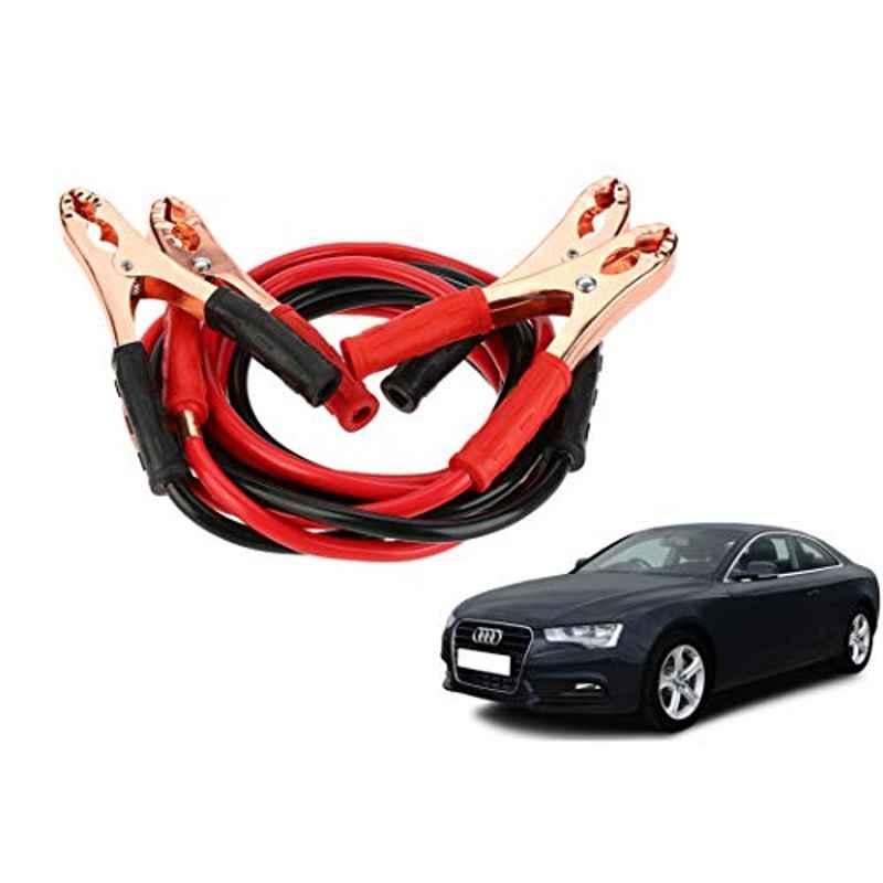 Kozdiko 7.5ft Copper Core Red & Black Heavy Duty Car Battery Booster Cable for Audi A5