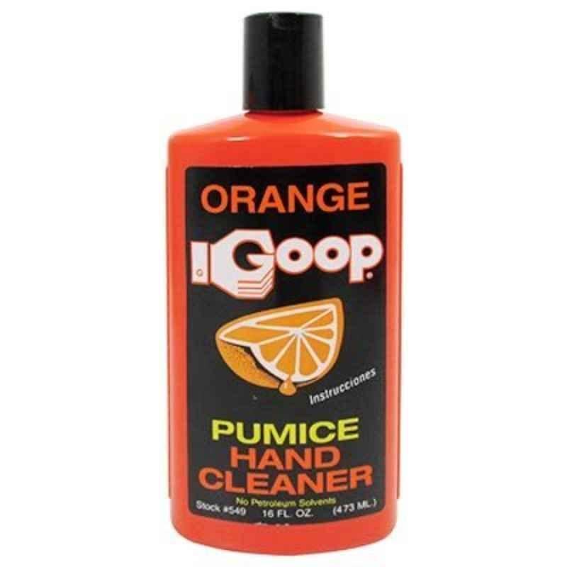 Orange Goop 16Oz Flip Top Bottle Waterless Hand Cleaner with Natural Citrus & Pumice