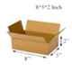 MM WILL CARE 8x5x2 inch Paper Brown 3 Ply Square Corrugated Box, MM003 (Pack of 50)
