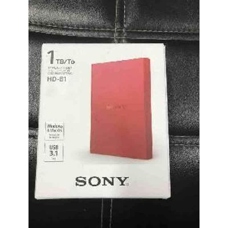 Sony 1 TB Red USB Hard Disk Drive
