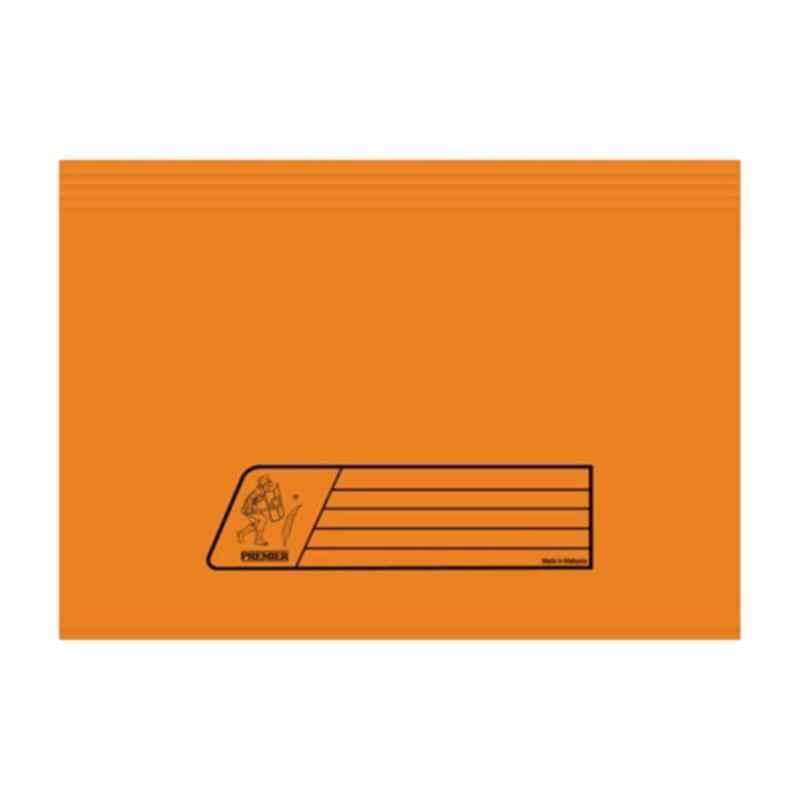 Premier FS 285 GSM Orange Full Flap Document Wallet, (Pack of 5)