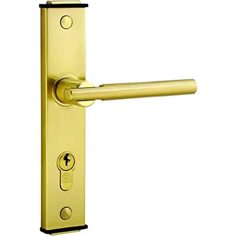 Bonus Compact 333 60mm Brush Brass Both Side Key Mortice Lock Set