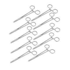 Forgesy 6 inch Stainless Steel Mayo Hegar Needle Holder, SUNX102 (Pack of 10)